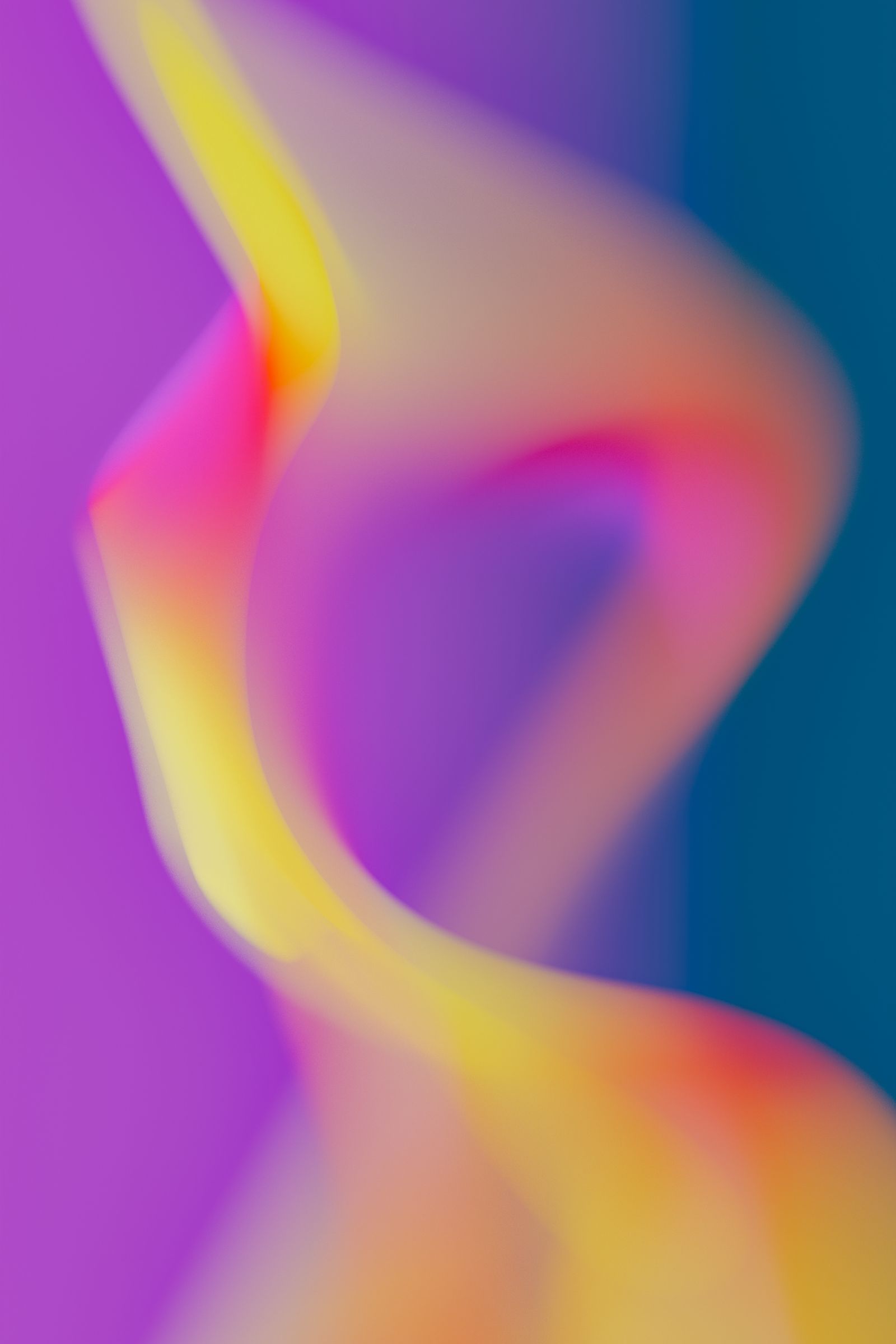 Abstract vibrant gradient waves representing CSS saturate() color intensity effect